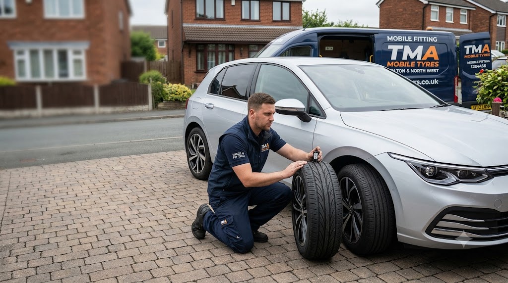 Can different tyre brands share the same axle safely on a car?