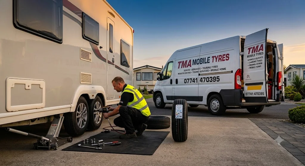 mobile home tyre fitting Bolton