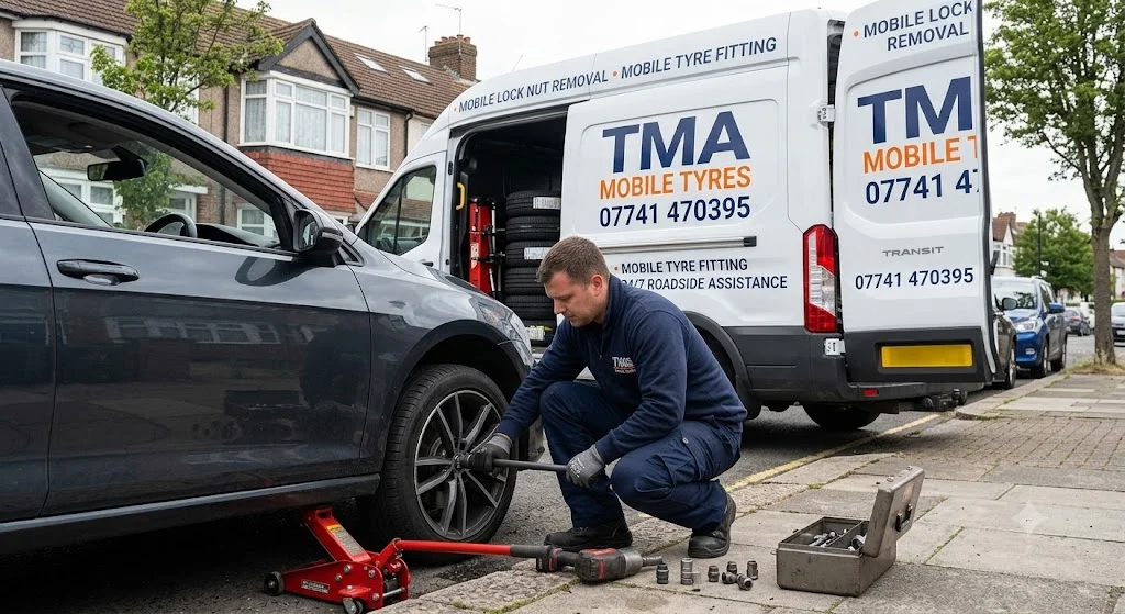 mobile locking wheel nut removal Bolton