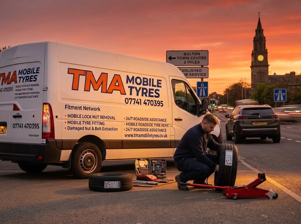 mobile puncture repair Bolton