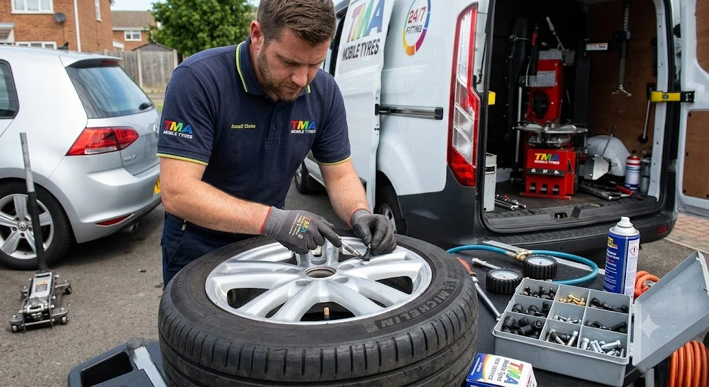mobile tyre valve replacement Bolton