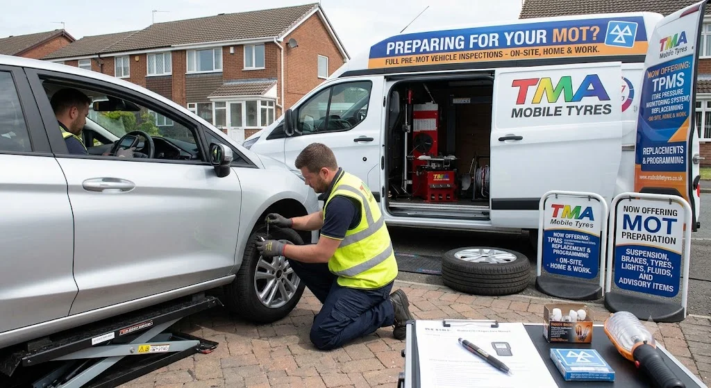 mobile MOT preparation service Bolton
