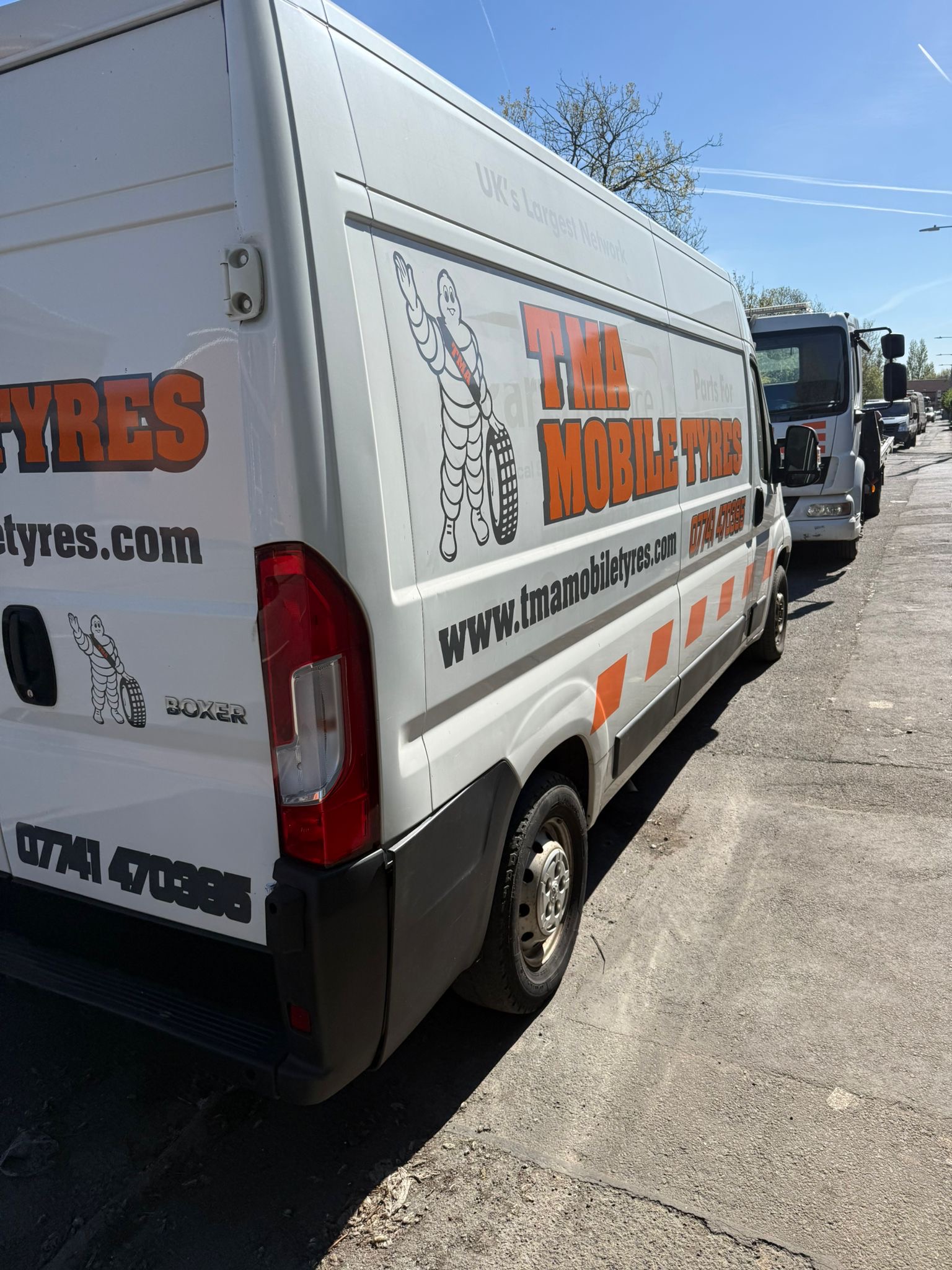 TMA Mobile Tyres mobile fitting vehicle
