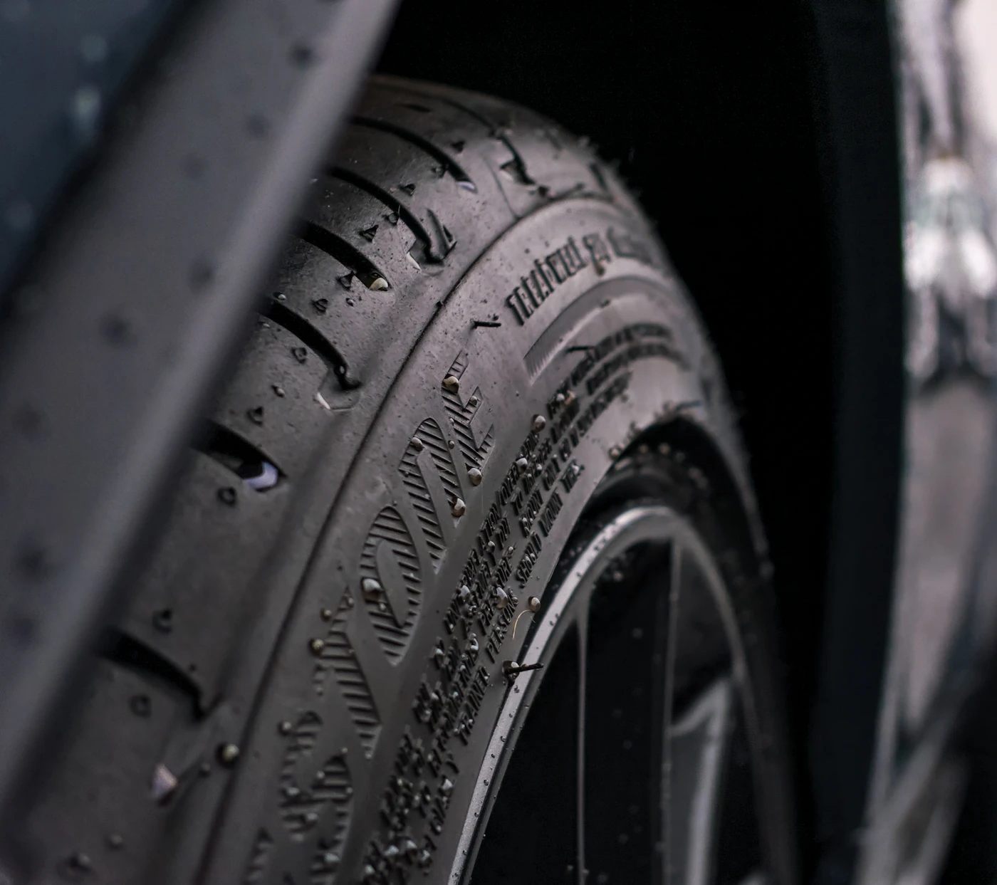 Damaged tyre inspection showing tread and sidewall warning signs in Bolton